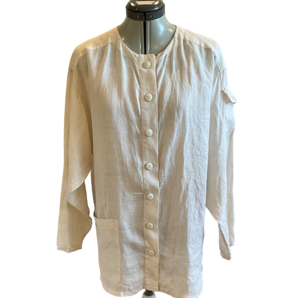 Salvatore Ferragamo linen jacket